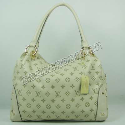 Discount Louis Vuitton Handbags Leather M95001 beige white Wholesale