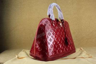 discount louis vuitton handbags monogram vernis m93625 red wholesale