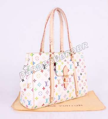 discount louis vuitton handbags monogram multicolore m40094 white multicolor wholesale