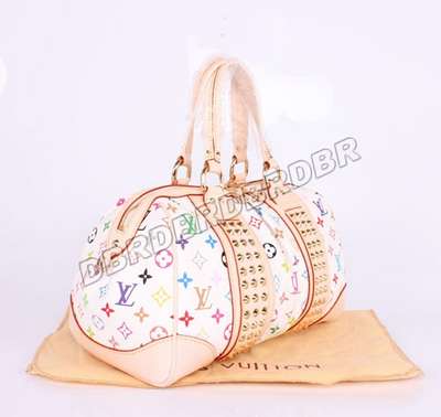 discount louis vuitton handbags monogram multicolore m45641 white multicolor wholesale