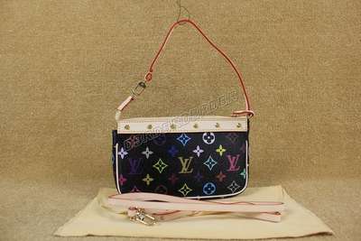 discount louis vuitton handbags monogram multicolore m92648 black wholesale