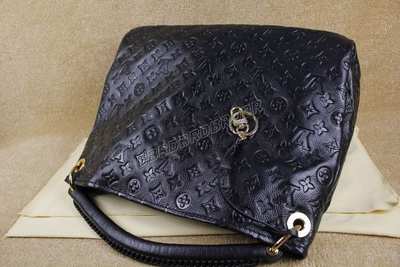 discount louis vuitton handbags monogram empreinte m93447 black wholesale