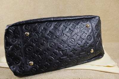 discount louis vuitton handbags monogram empreinte m93447 black wholesale