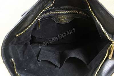 discount louis vuitton handbags leather m98031 black wholesale