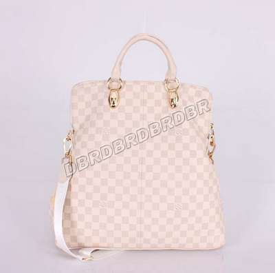 discount louis vuitton handbags leather m92809 beige white wholesale