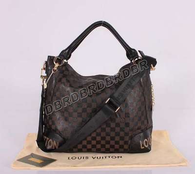 discount louis vuitton handbags leather m98108 black/gray wholesale