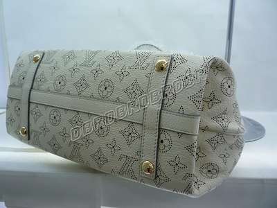 discount louis vuitton handbags monogram mahina m93081 beige white wholesale