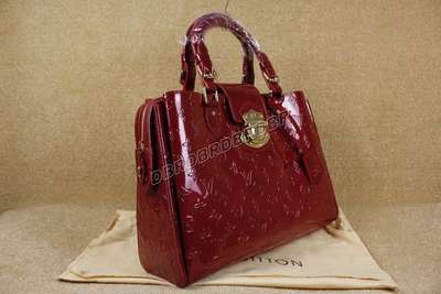 discount louis vuitton handbags monogram vernis m93757 red wholesale