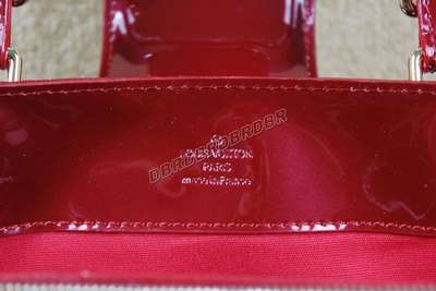 discount louis vuitton handbags monogram vernis m93757 red wholesale