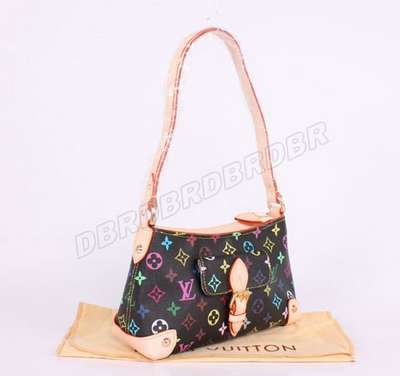 discount louis vuitton handbags monogram multicolore m40099 black wholesale