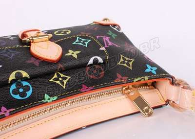 discount louis vuitton handbags monogram multicolore m40099 black wholesale