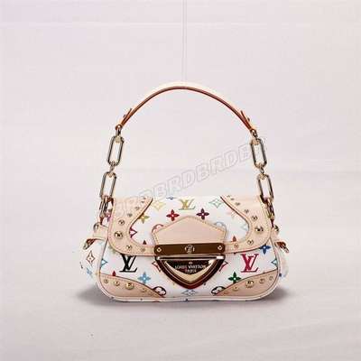 Discount Louis Vuitton Handbags Monogram Multicolore M40127 white Wholesale