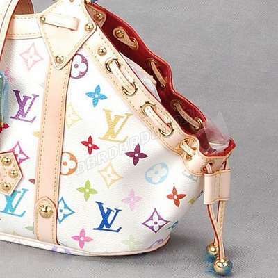 discount louis vuitton handbags monogram multicolore m92346 white wholesale