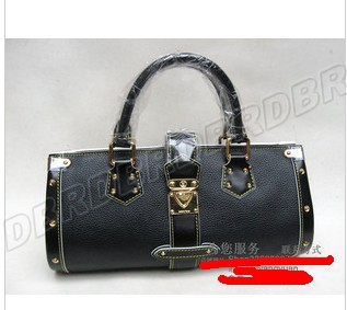 Discount Louis Vuitton Handbags Suhali Leather M91850 black Wholesale