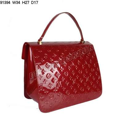 discount louis vuitton handbags monogram vernis 91394 red wholesale