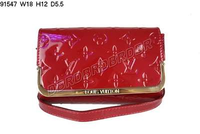 Discount Louis Vuitton Handbags Monogram Vernis 91547 red Wholesale