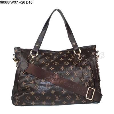 discount louis vuitton handbags leather m98066 coffee wholesale