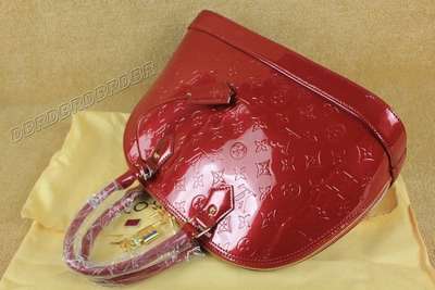 discount louis vuitton handbags monogram vernis m93596 red wholesale